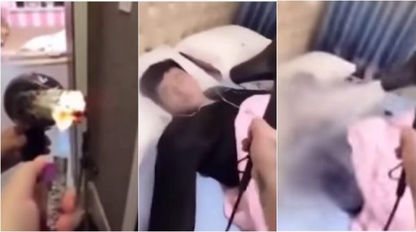 smoking, cigarette hair dryer prank, husband smoking habit revenge, cigarette hair dryer smoke, bizarre video, husband wife videos, shocking videos, indian express