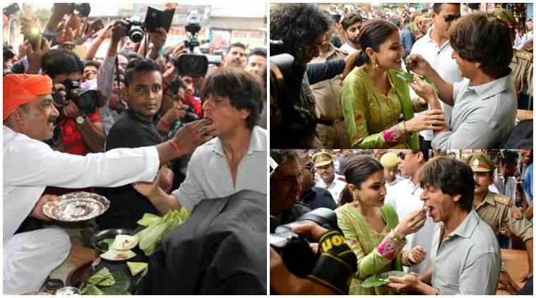 Shah Rukh Khan And Anushka Sharma Treat Harry And Sejal To Banarasi Paan.  See Pics