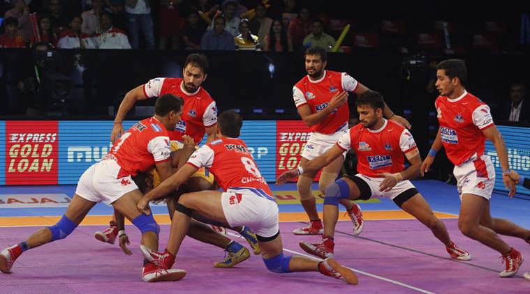 Pro Kabaddi 2017, PKL season 5, Haryana steelers, haryana vs delhi, haryana steelers vs dabang delhi, Meraj Sheykh, kabaddi, sports news, indian express
