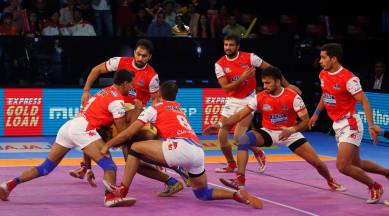 Haryana steelers, haryana vs delhi, haryana steelers vs dabang delhi, Deepak Kumar Dhaiya, Meraj Sheykh, kabaddi, pro kabaddi 2017, lucknow pro kabaddi, sports news, indian express