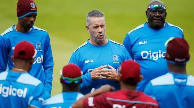 west indies vs england, eng vs wi, day night test, stuart law, test tour, cricket, sports news, indian express