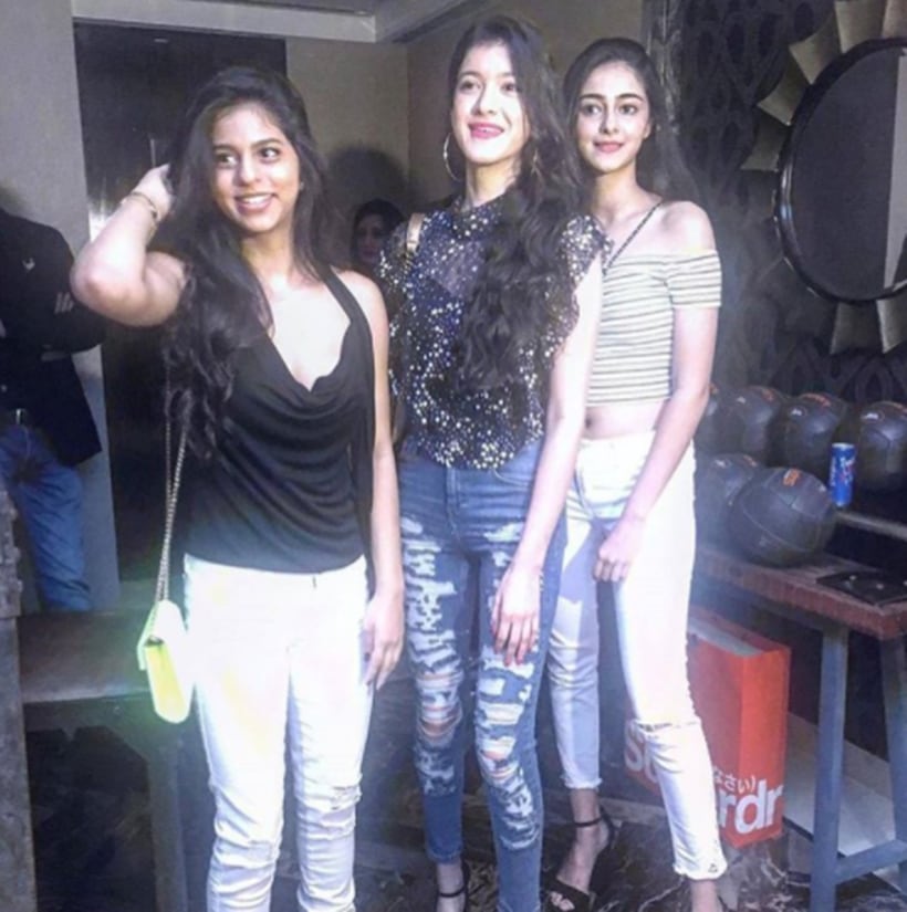Suhana Khan, Ananya Pandey, Shanaya Kapoor