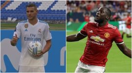uefa super cup, super cup, manchester united vs real madrid, united vs madrid, jose mourinho, manchester united, real madrid, romelu lukaku, lukaku, victor lindelof, Theo Hernández, football, indian express