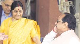 Doklam standoff, Sushma Swaraj, Rajya Sabha, Opposition, Sushma Swaraj privilege motion, Parliament, India foreign policy, Anand Sharma, India news, Indian Express