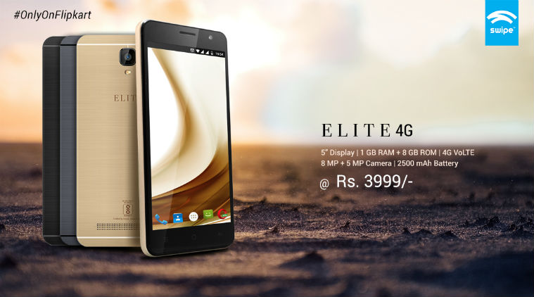 Swipe Elite 4G, Swipe Elite 4G Flipkart, Swipe Elite 4G price in India, Swipe Elite 4G launch in India