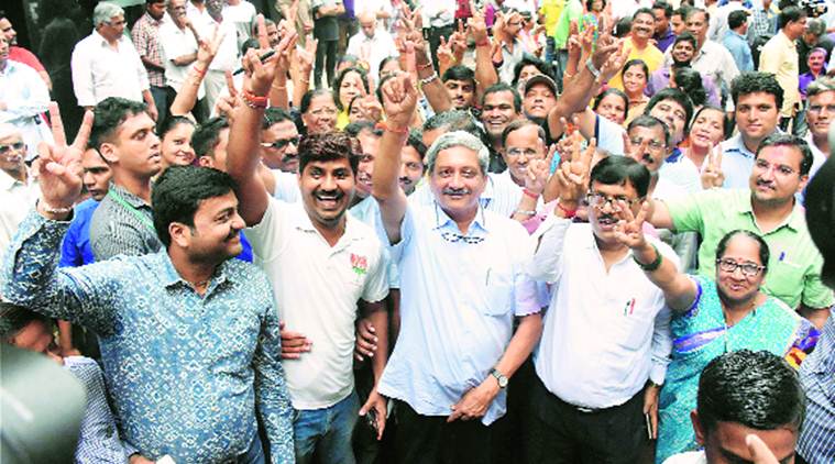 Manohar Parrikar wins Panaji, BJP ‘comfortable’ in Goa | India News ...