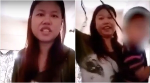 thai mother hangs one year old, thai woman threatens husband by hanging child disturbing video, thai mother torturing baby boy disturbing video, thai mother angry after husband refuses to pick calls disturbing video, indian express, indian express news