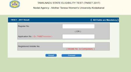 tnset, Mother Teresa University, tnset 2017 results
