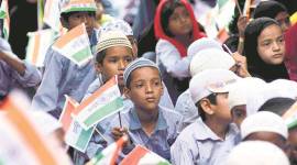 Uttar pardesh government, madarsa flag hoisting, compulsory flag hoisting, independence day, yogi government, yogi adityanath, jamia islamia madarsa, indian express news, india news