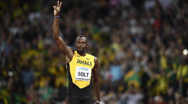 Usain Bolt, Usain Bolt's last race, Usain Bolt's last race live streaming, Usain Bolt's last race live tv streaming, athletics news, indian express
