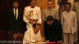 Venkaiah Naidu, Venkaiah Naidu Photos, Vice President Venkaiah Naidu, Venkaiah Naidu Bio, Venkaiah Naidu takes Oath as Vice President, Vice Presidential Elections, Venkaiah Naidu Rajya Sabha, bjp, new vp of india, indian express
