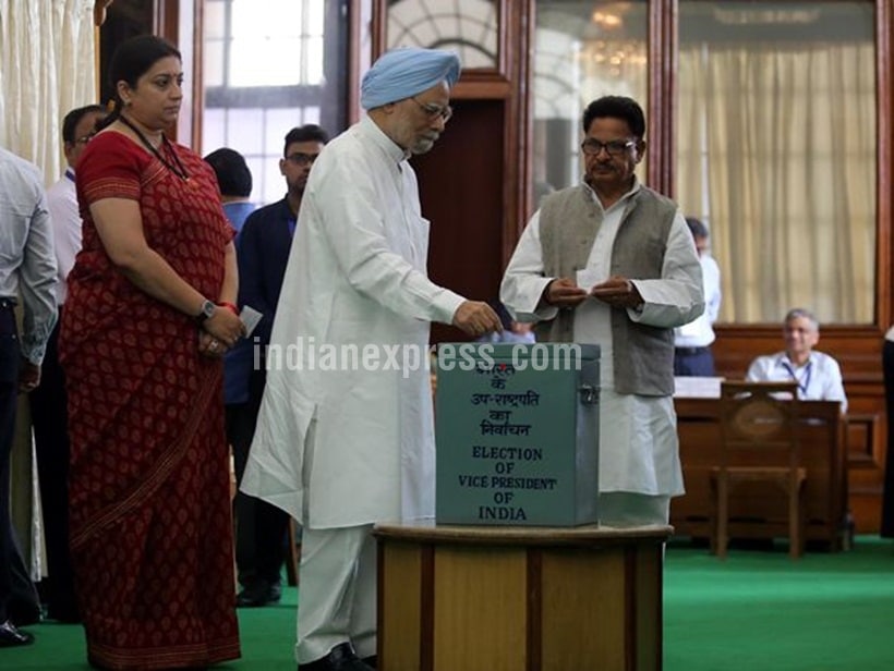 vice presidential election, india vice president, vice-presidential poll, vice presidential election result, venkaiah naidu, gopalkrishna gandhi, narendra modi, bjp, congress, nda