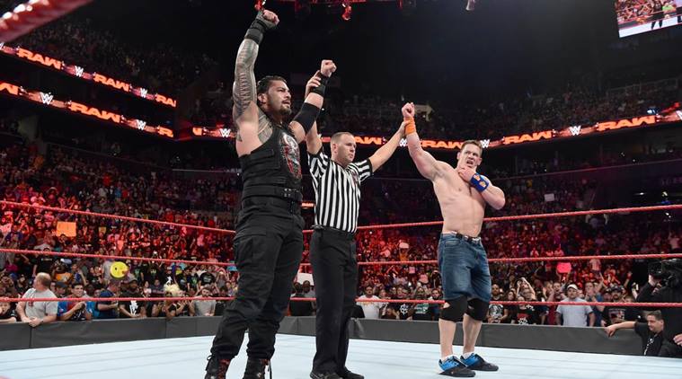 WWE Wrestling Kid's Backpack John Cena, Seth Rollins, Roman Reigns Finn  Balor