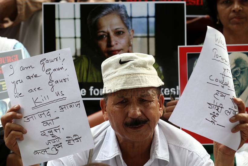 gauri lankesh, gauri lankesh murder, gauri lankesh shot, gauri lankesh killed, journalist killed, gauri lankesh protests, gauri lankesh death, gauri lankesh patrike, journalist murder, latest news, indian express