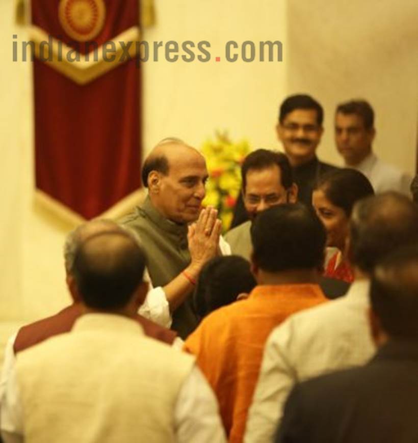 cabinet reshuffle, cabinet reshuffle photos, modi cabinet reshuffle 2017, modi new cabinet photos, nirmala sitharaman, piyush goyal, suresh prabhu, new cabinet ministers, new ministers photos, modi cabinet photos, india, indian express news