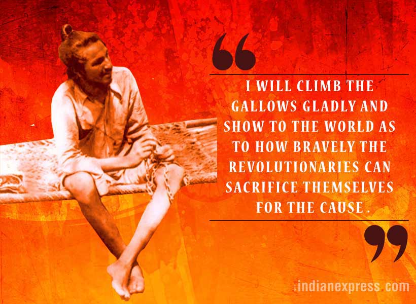 bhagat singh, shaheed bhagat singh, inspiring quotes by bhagat singh, matyrs of india, indian express, indian express news