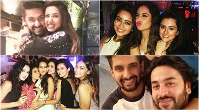 Sargun Mehta’s birthday bash: Husband Ravi Dubey, friends Asha Negi ...