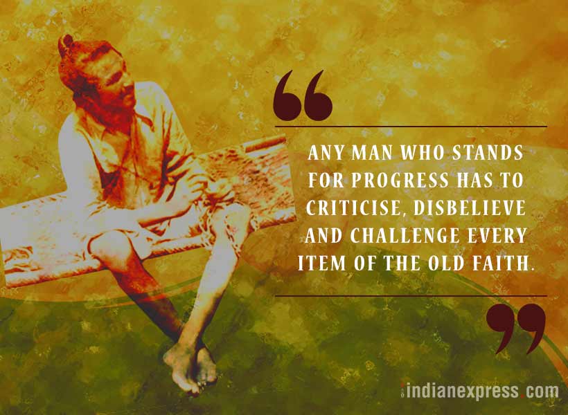 bhagat singh, shaheed bhagat singh, inspiring quotes by bhagat singh, matyrs of india, indian express, indian express news