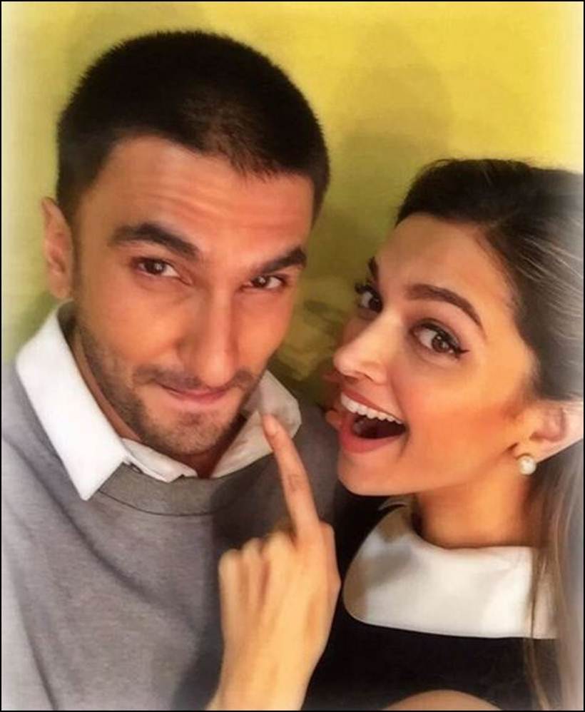 ranveer singh, deepika padukone, ranveer deepika cute photos, ranveer deepika images, ranveer deepika love, ranveer deepika relationship, ranveer singh images