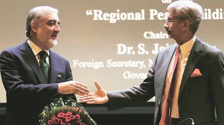 india, afghanistan, s jaishankar, abdullah abdullah, afghanistan chief executive, afghanistan on terrorism, afghanistan india pakistan, delhi news, indian express, india news
