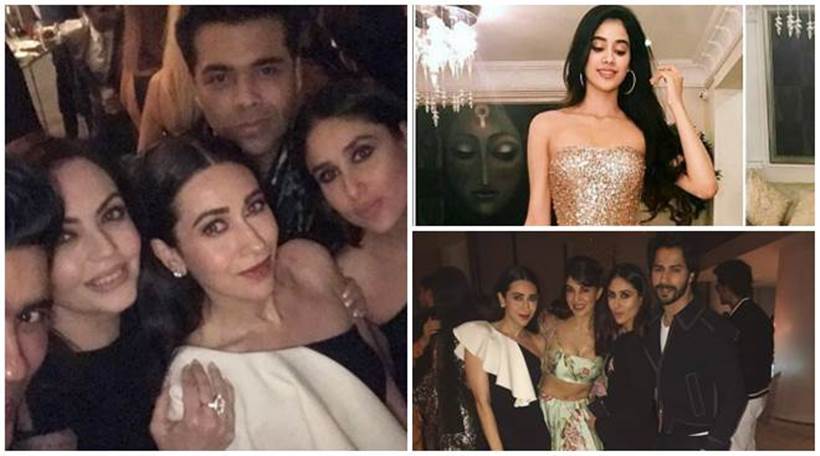 Kareena kapoor, karisma kapoor, Ambani’s dinner party, Ambani’s dinner party photos, Inside pics of Ambani party, Jhanvi Kapoor, karan johar