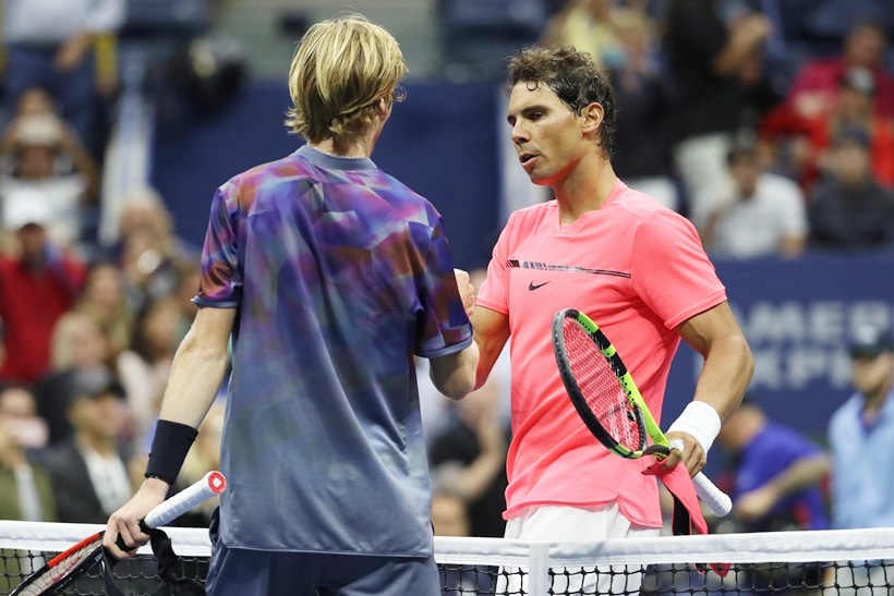 Rafael Nadal, US Open semifinal, US Open 2017, Rafael Nadal photos, Juan Martin Del Potro, tennis photos, tennis, indian express