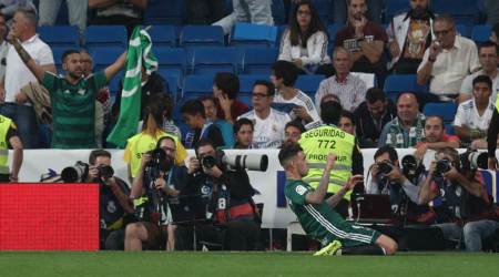Antonio Sanabria, Real Betis vs Levante, La liga, Real Madrid
