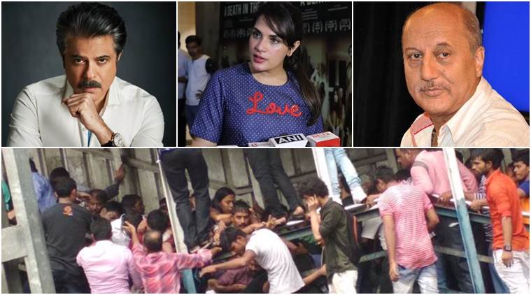 anupam kher, Richa Chadha, anil kapoor, mumbai elphinstone, elphinstone mumbai