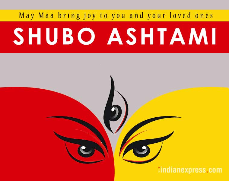 durga puja, navratri, maha ashtami, durga puja images, durga puja wishes, durga puja wallpapers, durga puja quotes, durga puja greetings, durga puja messages, durga puja sms, indian express, indian express news