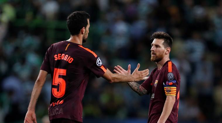 Own goal helps Barcelona to win over Sporting in Champions League