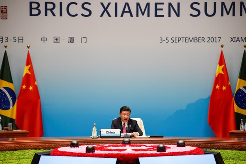 brics summit 2017, brics summit pics, brics summit photos, brics summit images, pm modi, modi pics, modi at brics images, brics 2017 summit, brics summit china, xiamen, xi jinping, chinese president, indian express
