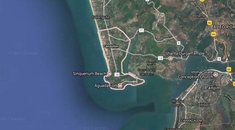 goa beach, students drown, mica students goa beach, mica students drown, candolim beach drowning, goa beach drowning. mica students, indian express news