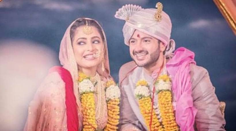 Dhruv Bhandari, Shruti Merchant, tv wedding, tv celebs wedding, tv celebs wedding photos,