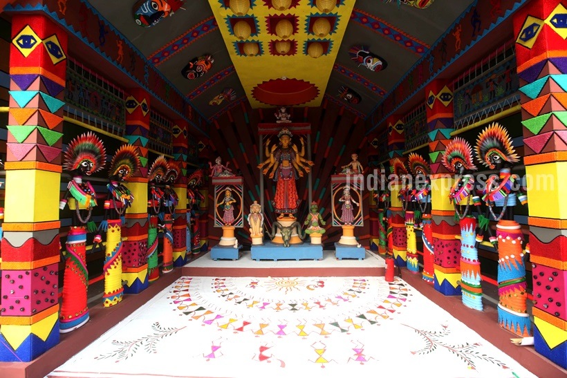 durga puja, durga puja 2017, kolkata durga puja, durga puja themes, durga puja unique theme, 2017 durga puja photos, bengal durga puja photos, durga pujo images, durga puja celebrations,
