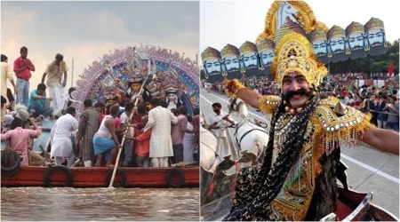 Dussehra, Dussehra 2017, Dussehra celebration, Dussehra celebration in India, Dussehra celebration Across India, Vijayadashami, Navratri, Durga puja, Dussehra, Dussehra celebration in India, How Dussehra is celebrated, why Dussehra is celebrated, Significance of Dussehra, rituals of Dussehra, Indian express, indian express news