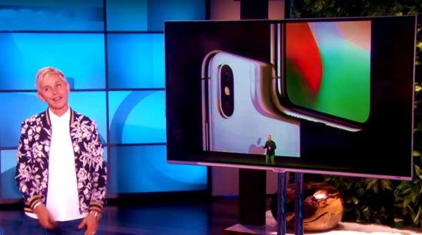 apple, apple iphone x, iphone x, iphone 8, ellen videos, ellen degeneres, the ellen degeneres show, iphone 8s, apple phone, apple devices, apple gadgets, apple iphone lovers, apple jokes, iphone x jokes, indian express, indian express news
