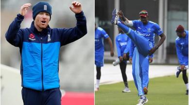 England vs West Indies, England vs West Indies 1st ODI, England vs West Indies live stream, England vs West Indies where to watch, England vs West Indies timings, eoin morgan, chris gayle, sunil narine, cricket news, indian express