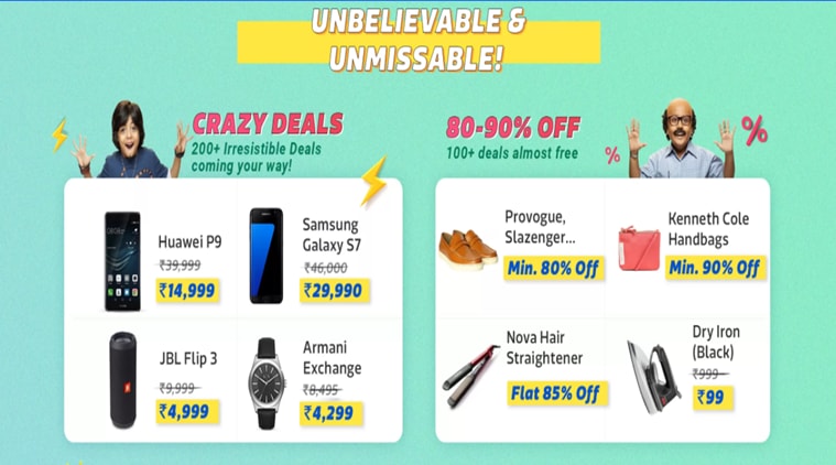 flipkart big billion day shoes offer