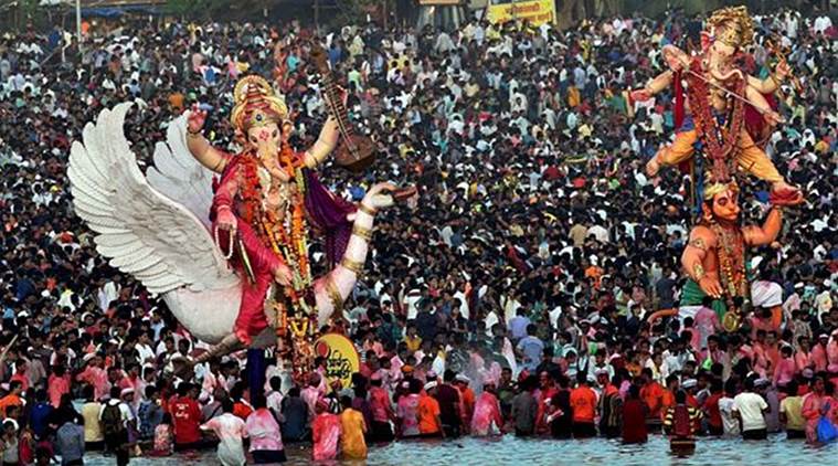 Maharashtra Higher education department, Maharashtra Ganesh Visarjan, Maharashtra Eco-Friendly Ganesh Visarjan, Pune Eco-Friendly Ganesh Visarjan, Eco-Friendly Ganesh Visarjan, Pune University, India News, Indian Express, Indian Express News