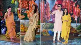 durga puja, durga puja bollywood, ranbir kapoor, alia bhatt rani mukerji