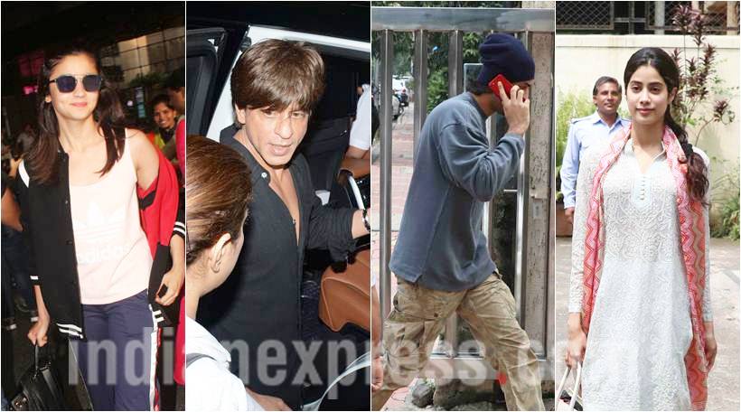shah rukh khan, alia bhatt, ranbir kapoor, jhanvi kapoor