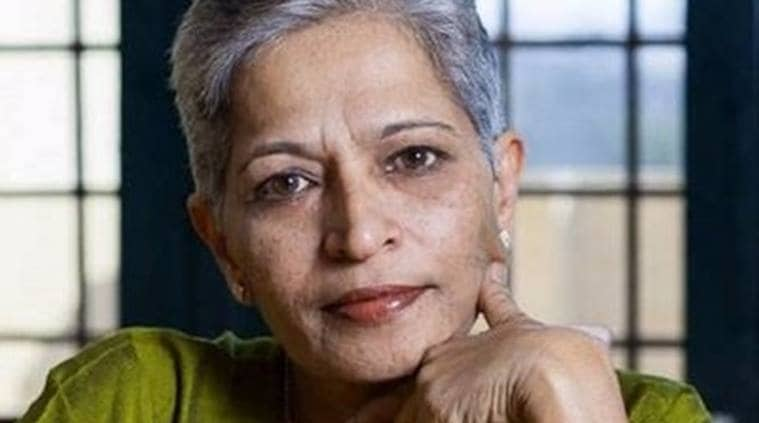 Image result for popular journalist Gauri lankesh has been working with a popular press journal pathrika