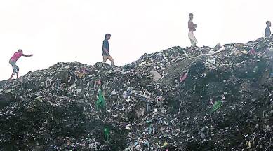 Ghazipur landfill collapse: A month on, pile of garbage strewn across road  unnerves residents