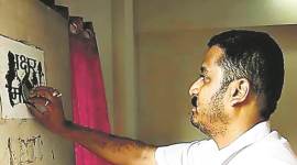 triple talaq, halal, triple talaq movie, halal marathi movie, rajan khan, halal protests, halal posters, awami vikas party, akshar manav, muslim community, latest news, indian express