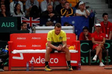 Lleyton Hewitt, Nick Kyrgios, Jordan Thompson, Australia