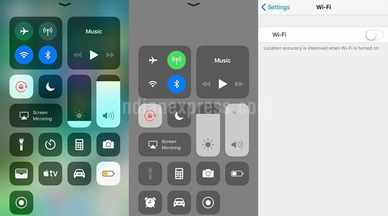 Apple iOS 11: Control Centre to turn off WiFi, Bluetooth - 759 x 422 jpeg 29kB