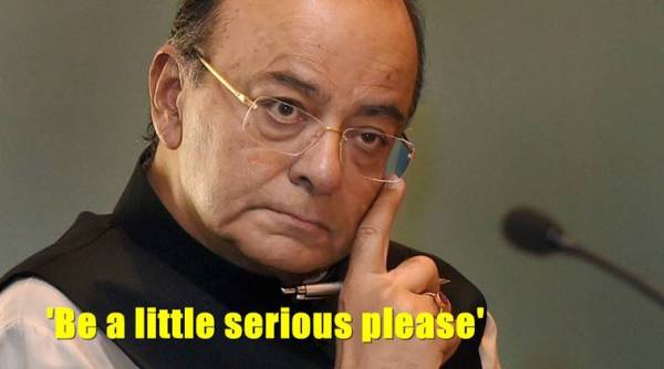 arun jaitley, arun jaitley bullet trains hindi video, arun jaitley bullet train video, arun jaitley interrupted, indian express, indian express news