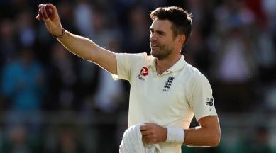 James Anderson, James Anderson 500 wickets, Anderson wickets, Anderson England, England vs West indies, sports news, cricket, Indian Express