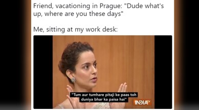 kangana ranaut, kangana ranaut hrithik roshan, kangana ranaut aap ki adalat, kangana aap ki adalat hrithik roshan, kangana aap ki adaslat memes, kangana aap ki adalat funny, kangana aap ki adalat twitter reactions, indian express, indian express news