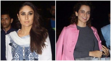 kareena kapoor khan, kangana ranaut, celeb fashion, airport looks, indian express, indian express news